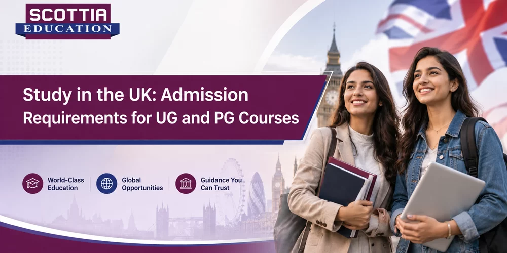 Study in the UK Admission Requirements for UG and PG Courses